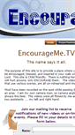 Mobile Screenshot of encourageme.tv